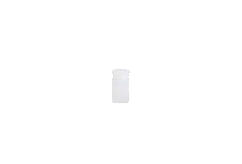 Qubb Vierkante staalnamefles - 25ml - serie FVV