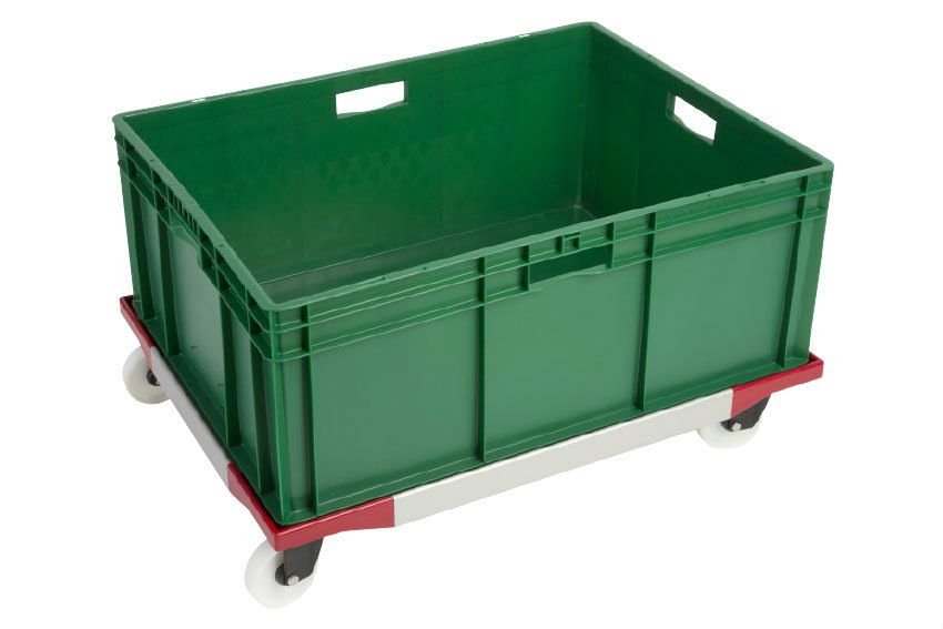 Qubb Transportonderstel Food - 4 PA zwenkwielen - ABS en ALU kader - ABS vorken