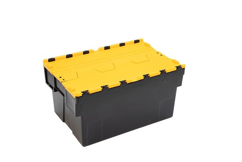 Loadhog Distributiebak Ergo 52L &ndash; 600x400x310mm - Regeneraat - Geel