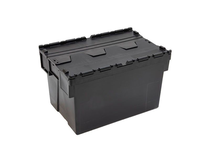 Loadhog Distributiebak Ergo 63L &ndash; 600x400x367mm - Regeneraat - Zwart