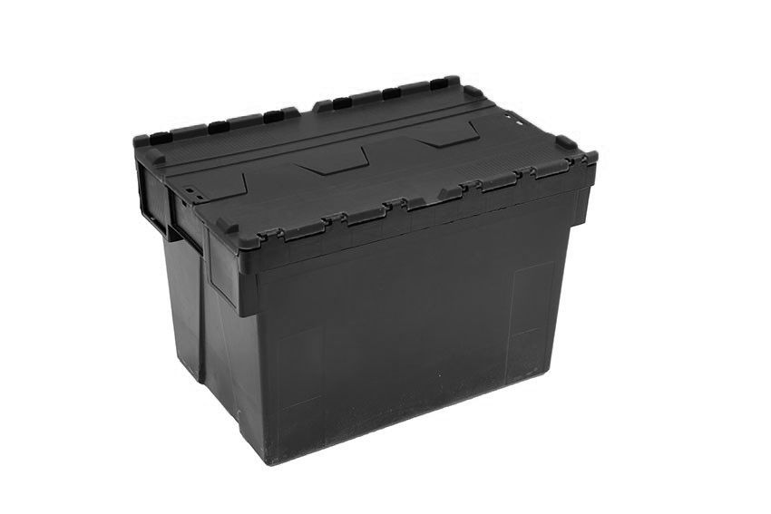 Loadhog Distributiebak Ergo 69L &ndash; 600x400x400mm - Regeneraat - Zwart