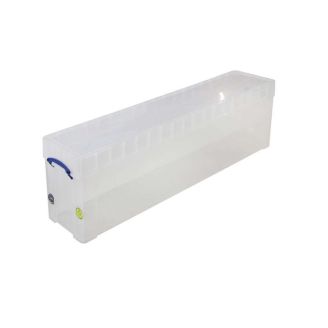 Really Useful Box transparante box incl deksel 77L - 1201x270x355mm