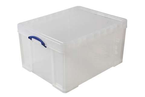 Really Useful Box transparante box incl deksel 145L - 810x620x430mm