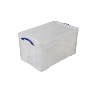 Really Useful Box transparante box incl deksel 84L - 710x440x380mm