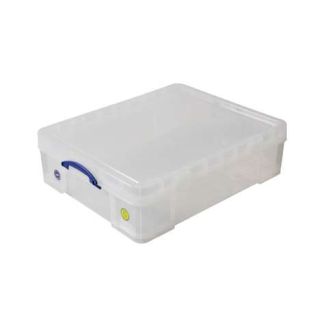Really Useful Box transparante box incl deksel 70L - 810x620x225mm