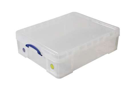 Really Useful Box transparante box incl deksel 70L - 810x620x225mm