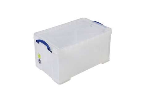 Really Useful Box transparante box incl deksel 48L - 600x400x315mm