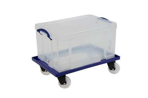 Really Useful Box transparante box incl deksel 48L - 600x400x315mm