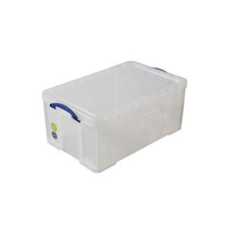 Really Useful Box transparante box incl deksel 64L - 710x440x310mm