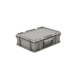 Qubb Euronorm koffer met deksel en koffergreep 5L - 300x200x133mm