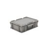 Qubb Euronorm koffer met deksel en koffergreep 5L - 300x200x133mm