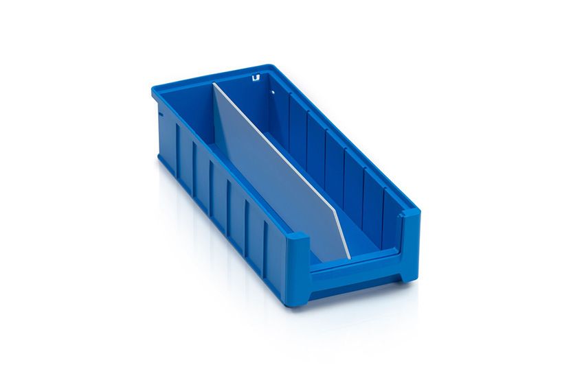 Qubb Langsverdeler legbordstellingbak Blue Box - 400x90mm