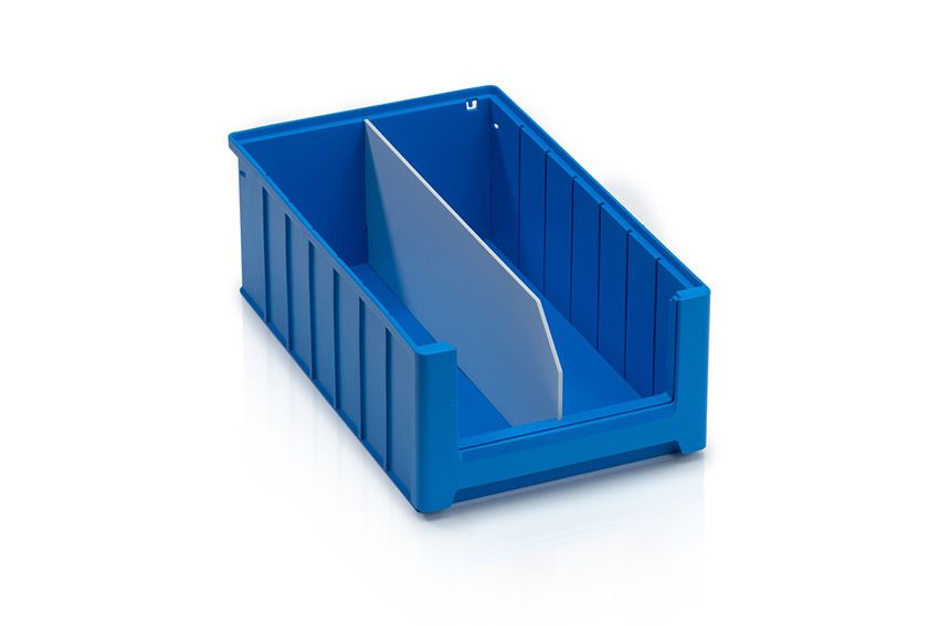 Qubb Langsverdeler legbordstellingbak Blue Box - 400x140mm