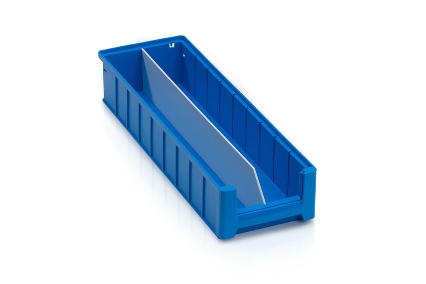 Qubb Langsverdeler legbordstellingbak Blue Box - 500x90mm