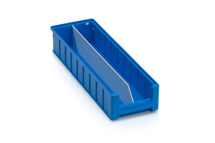Qubb Langsverdeler legbordstellingbak Blue Box - 500x140mm