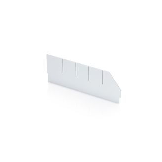 Qubb Langsverdeler uitsparingen legbordstellingbak Blue Box - 300x90mm