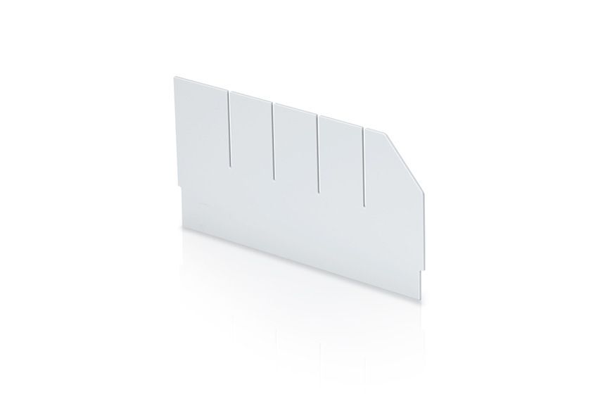 Qubb Langsverdeler met uitsparingen legbordstellingbak Blue Box - 300x140mm