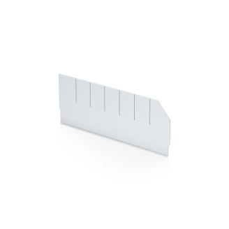 Qubb Langsverdeler met uitsparingen legbordstellingbak Blue Box - 400x140mm