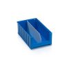 Qubb Langsverdeler met uitsparingen legbordstellingbak Blue Box - 400x140mm
