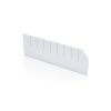 Qubb Langsverdeler met uitsparingen legbordstellingbak Blue Box - 500x140mm