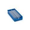 Qubb Dwarsverdeler met uitsparingen legbordstellingbak Blue Box - 234x90mm