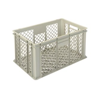 Qubb EN Stapelbak Gold 64l - 600x400x320mm - geperforeerd