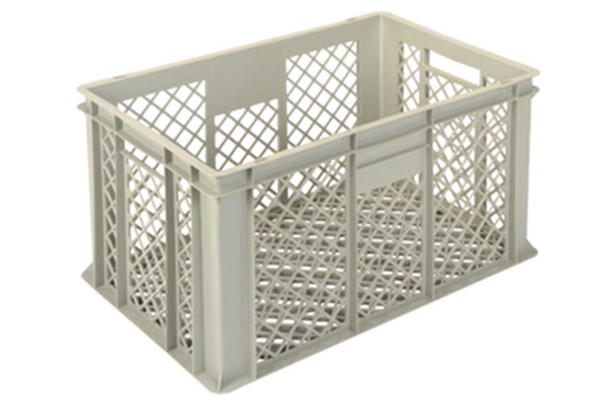 Qubb EN Stapelbak Gold 64l - 600x400x320mm - geperforeerd