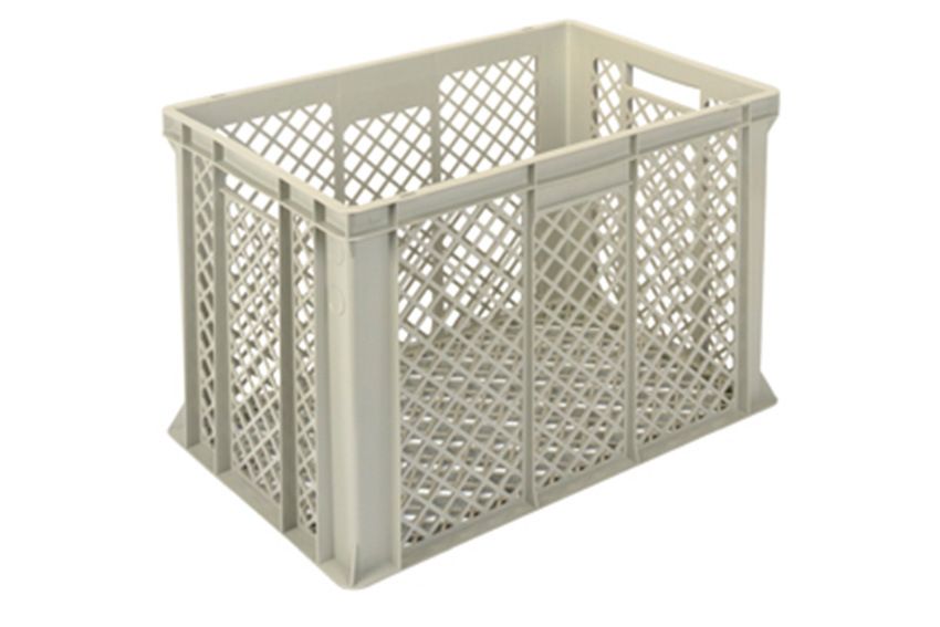 Qubb EN Stapelbak Gold 82L - 600x400x410mm - geperforeerd
