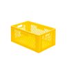 Rainbow EN Stapelbak Rainbow 51L - 600x400x270mm - geperforeerd - Geel