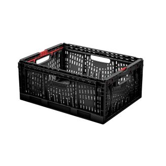 Qubb EN Vouwkrat Twistlock box 16,9L - 400x300x174mm - geperforeerd