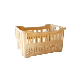 Qubb Nestbare draaistapelbak 43L - 565x380x320mm - geperforeerd