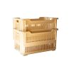 Qubb Nestbare draaistapelbak 43L - 565x380x320mm - geperforeerd