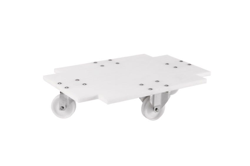Qubb Transportonderstel voor HNC-0001 - 2 zwenk- + 2 bokwielen - PE