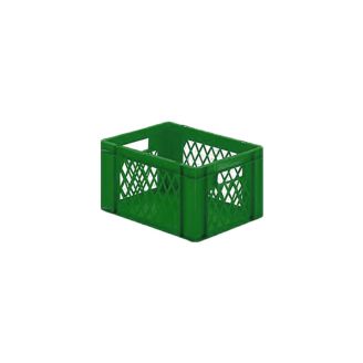 Rainbow EN Stapelbak Rainbow 19L - 400x300x210mm - geperforeerd - Groen