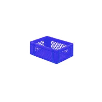 Rainbow EN Stapelbak Rainbow 13L - 400x300x145mm - geperforeerd - Blauw