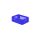 Rainbow EN Stapelbak Rainbow 13L - 400x300x145mm - geperforeerd - Blauw