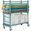 Horizontale wagen zwembad 1380x600x1450 mm