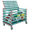 Horizontale wagen met deksel 1200x700x910 mm