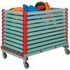Horizontale stockage wagen 1200x700x910 mm