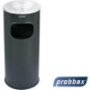 Probbax - combinatie asbak / papierbak - zwart - 30 L