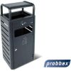 Probbax - staande asbak 2.3 L + restafvalbak 20 L - Zwart