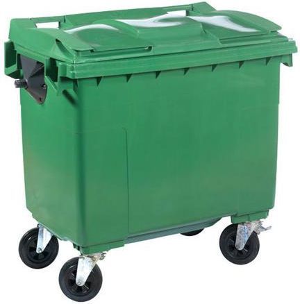 Maxi-Container op 4 wielen 660 L - gekleurd