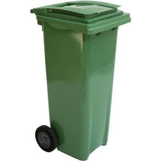 Afvalcontainer op wielen 140 L - gekleurd