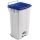 Afvalcontainer met pedaal - op wielen - 90 L