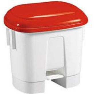 Afvalbak met deksel en pedaal - 30 L