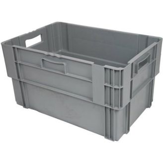 Euronorm draai-stapelkrat 600x400x320 mm - gesloten