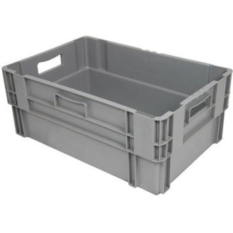 Euronorm draai-stapelkrat 600x400x240 mm - gesloten