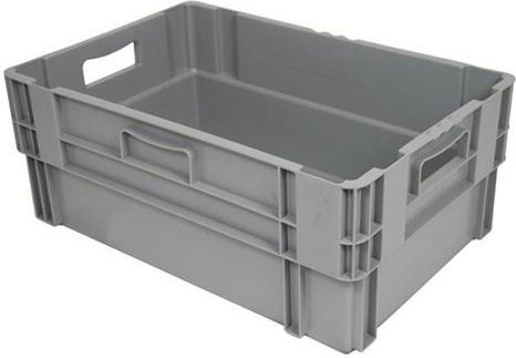 Euronorm draai-stapelkrat 600x400x240 mm - gesloten